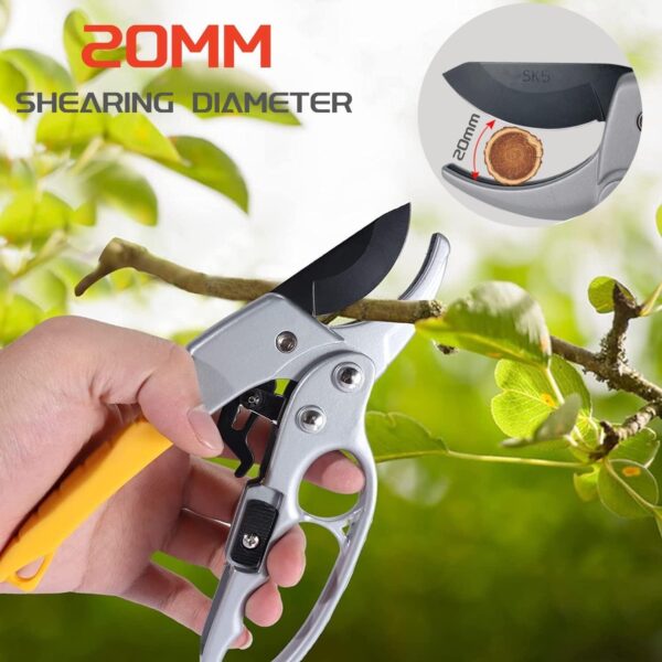 Professional Pruning Shears: The Ultimate Garden Hand Tool for Effortless Cuts - Image 4