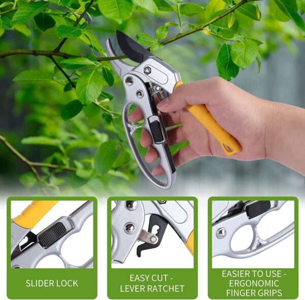 Professional Pruning Shears: The Ultimate Garden Hand Tool for Effortless Cuts - Image 3