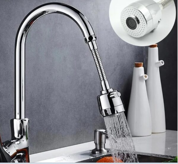 Water Saving Tap Attachment for Kitchen (6 Inch)